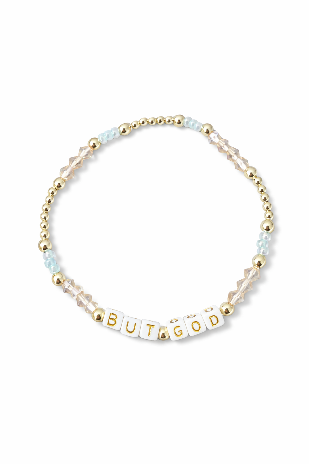 But God gold bracelet
