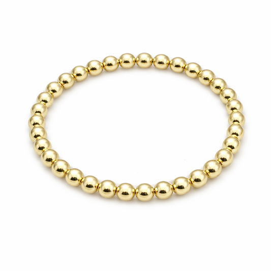 6mm gold plated bracelet