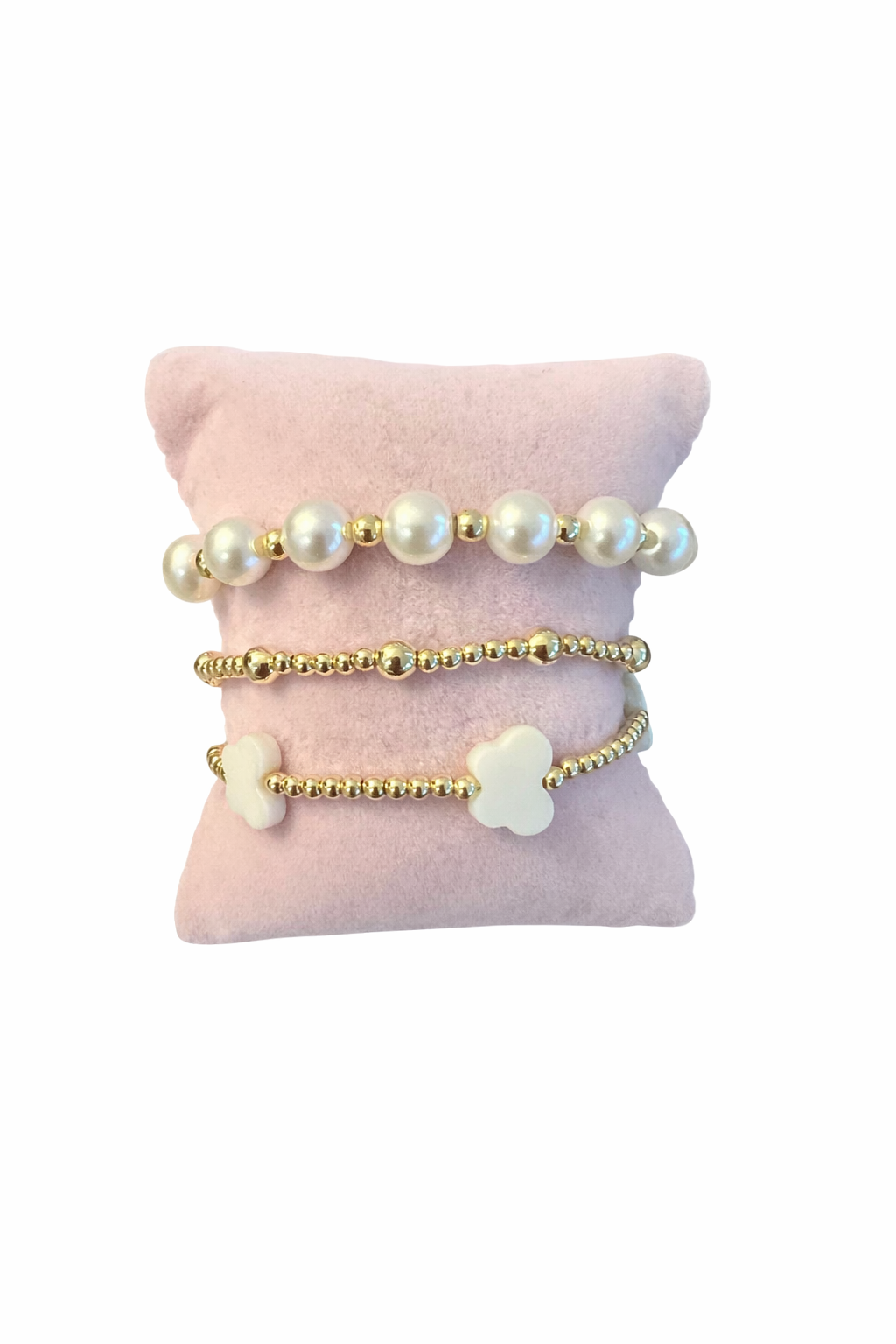 Butterfly pearl pop stack
