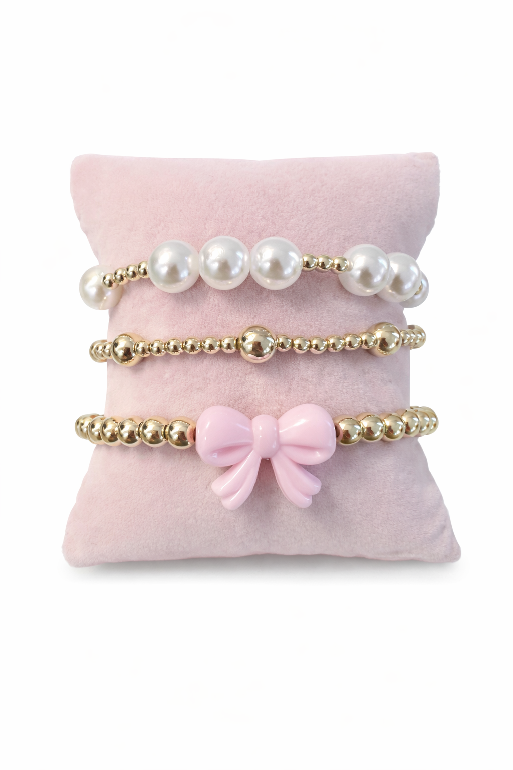 Tie me a bow pearl confetti stack