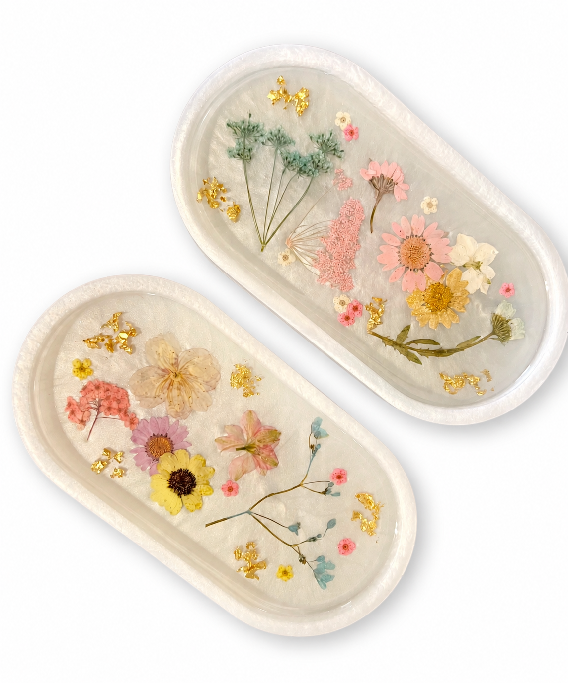 Resin tray- pearly white