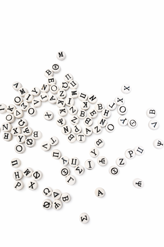 Custom Greek letter bracelets