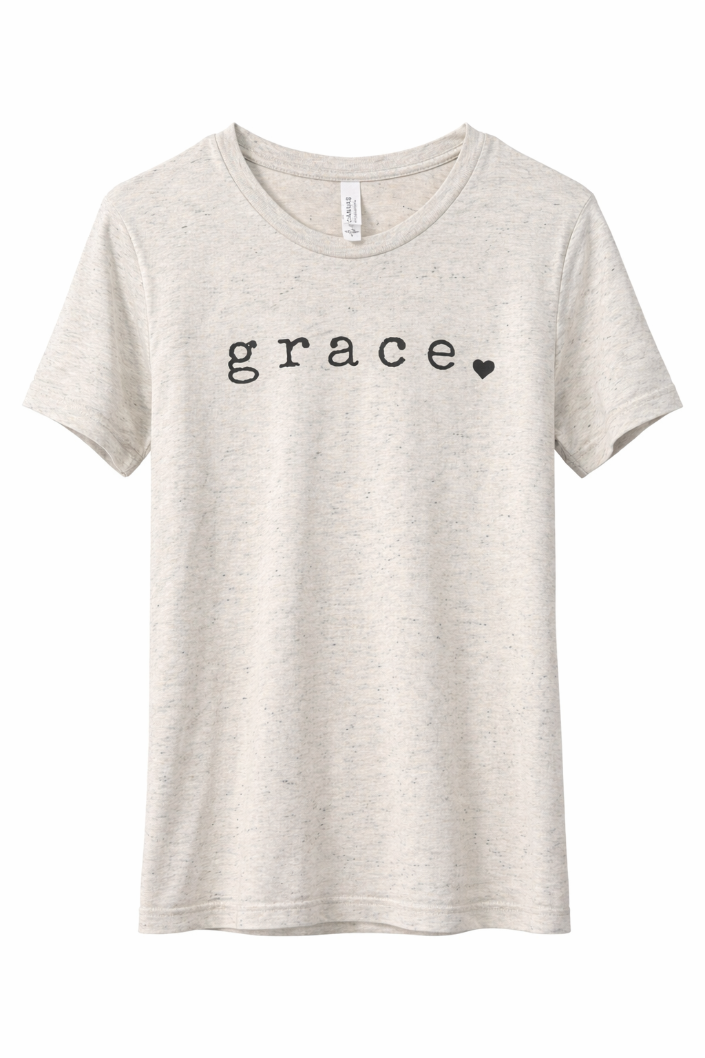 Oatmeal Triblend grace tee