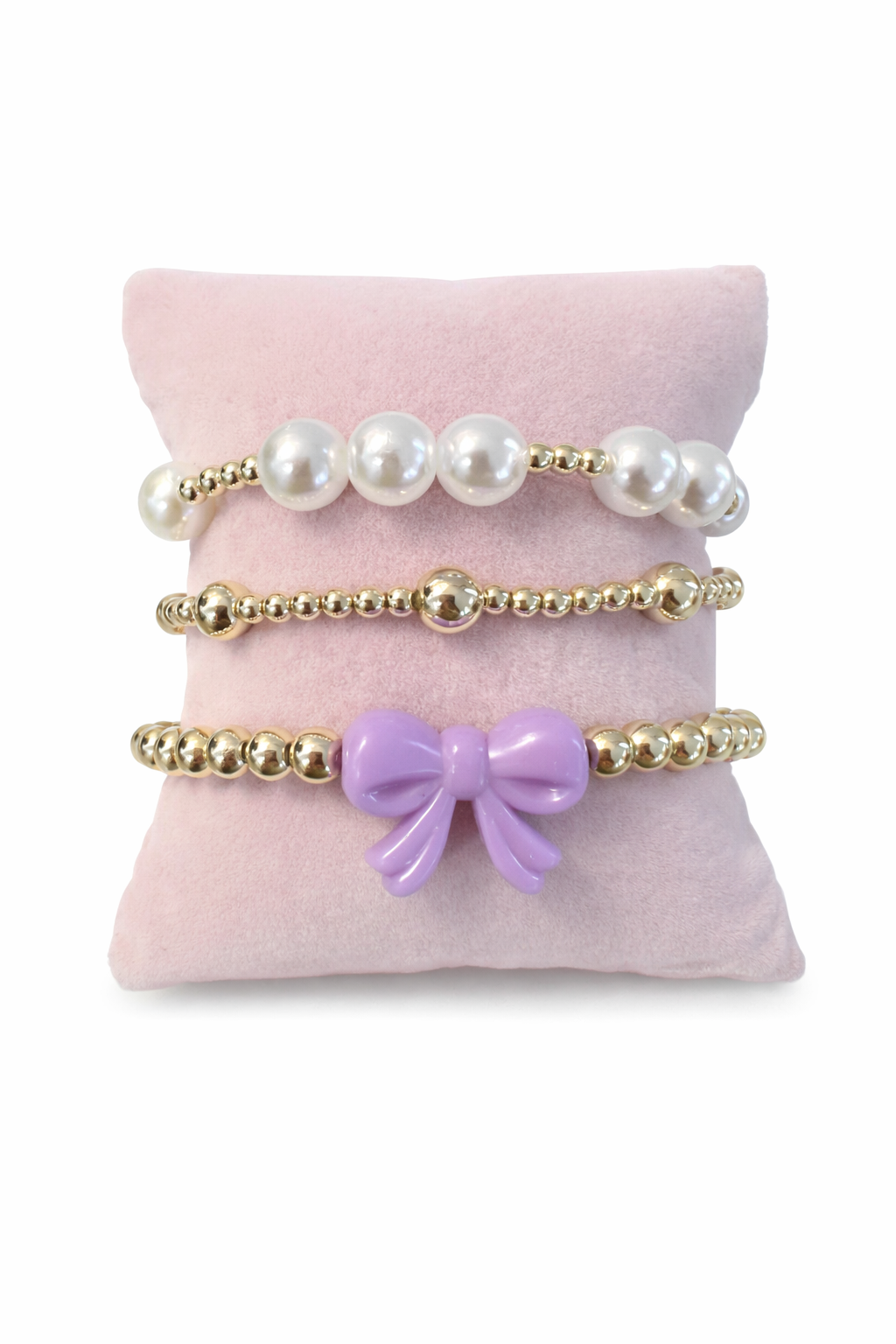 Tie me a bow pearl confetti stack