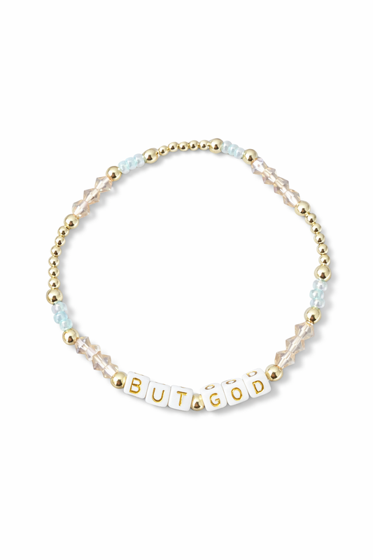 But God gold bracelet