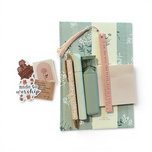 Journaling set - matte green
