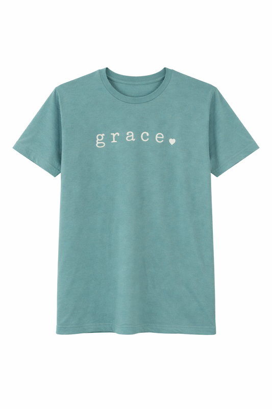 Heather Blue Lagoon grace tee