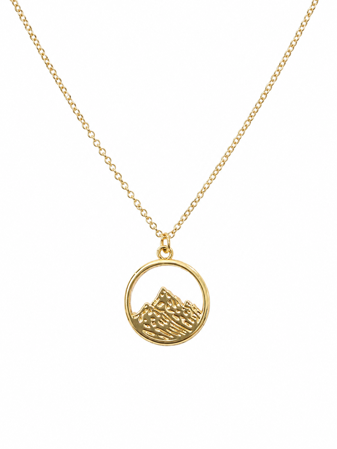 Mountain mover pendant necklace