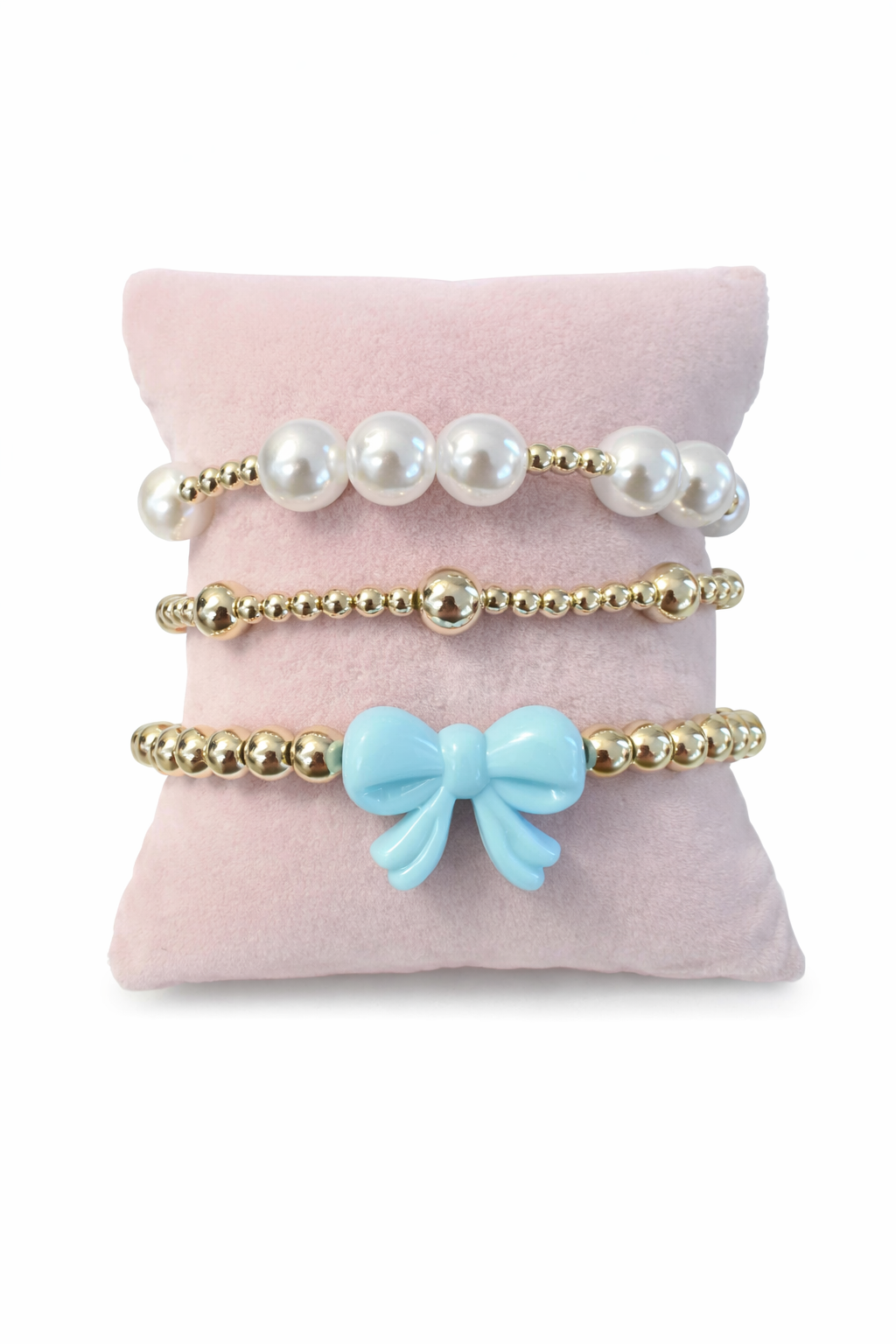 Tie me a bow pearl confetti stack