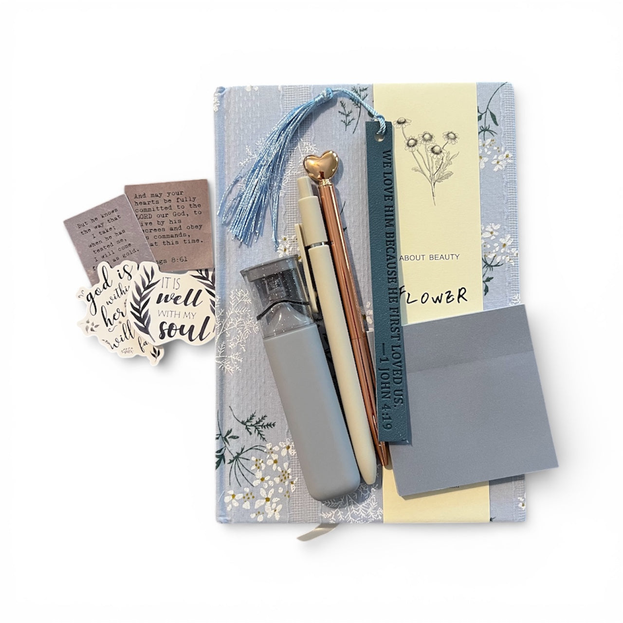 Journaling set - matte blue