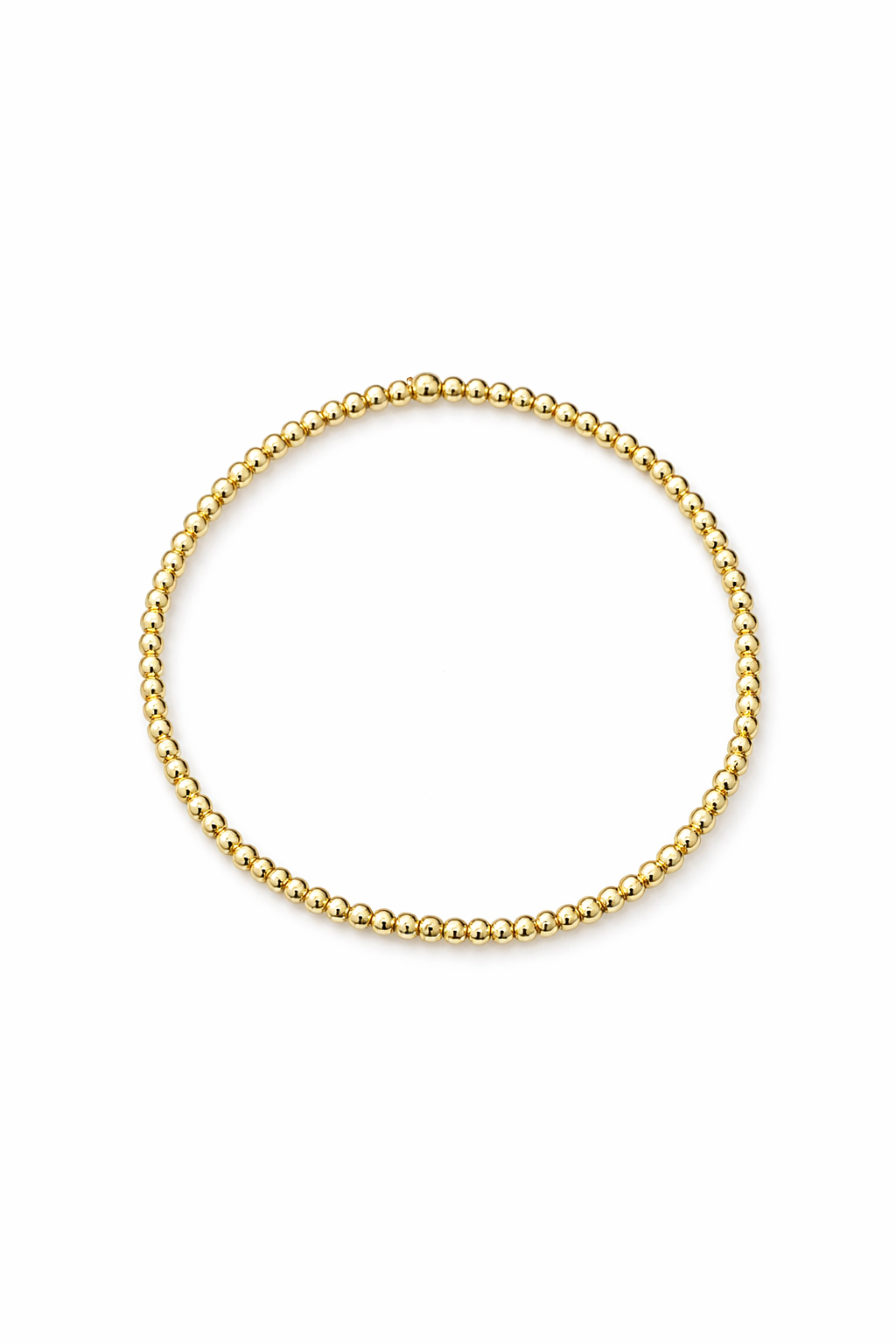3mm gold plated bracelet