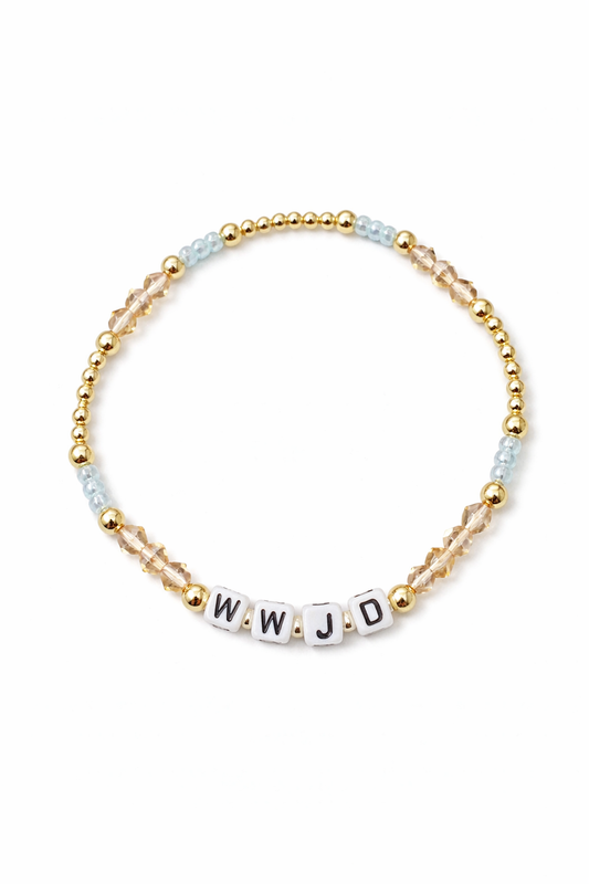 WWJD gold bracelet