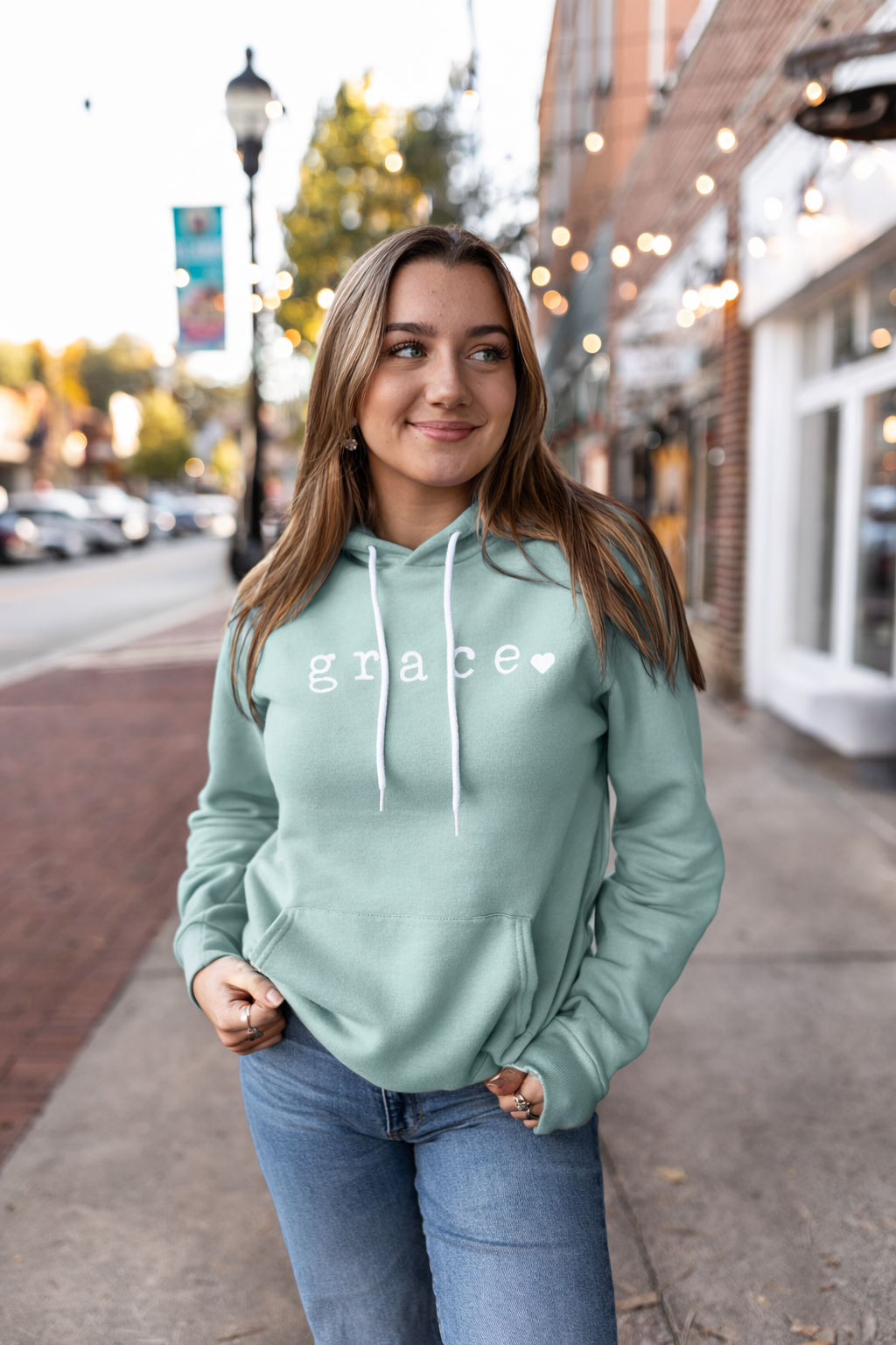 Dusty Blue hoodie