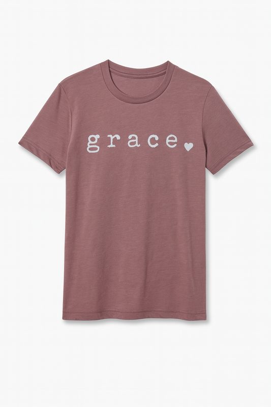 Heather Orchid grace tee