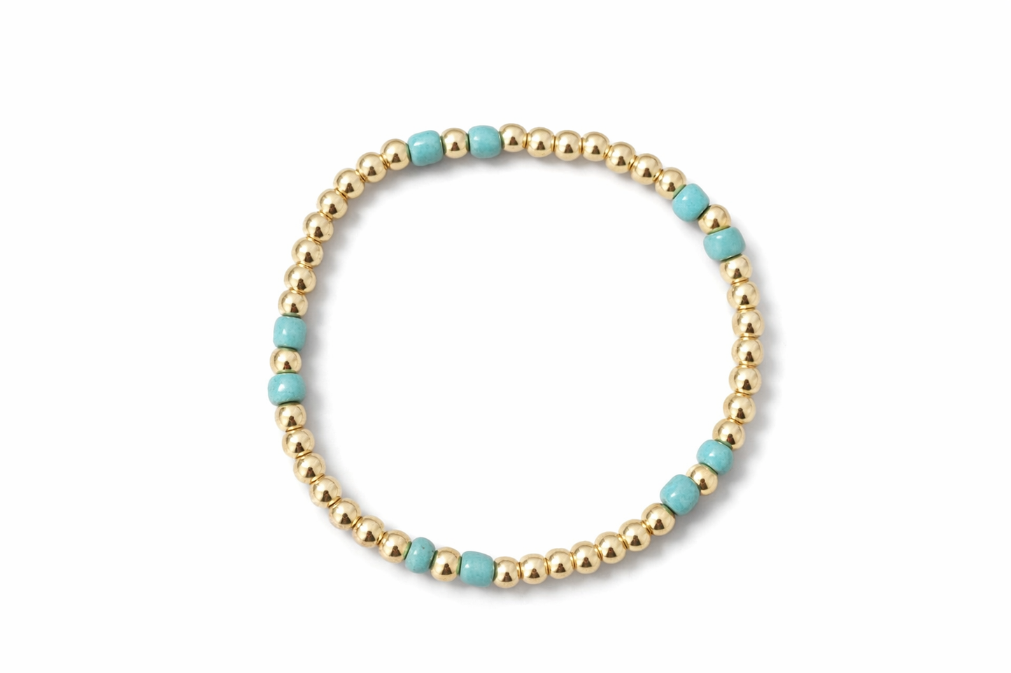 Bitty detail gold bracelets