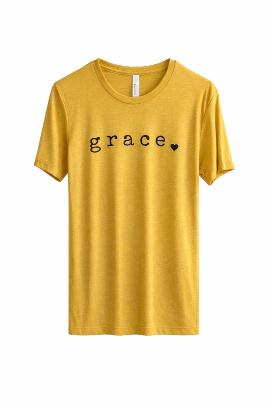 Heather Mustard grace tee